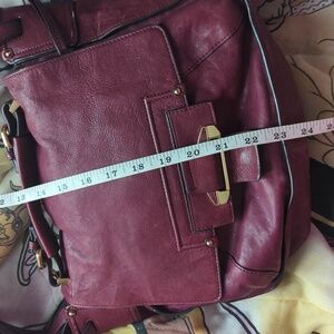 Kooba Purple Leather Shoulder Bag